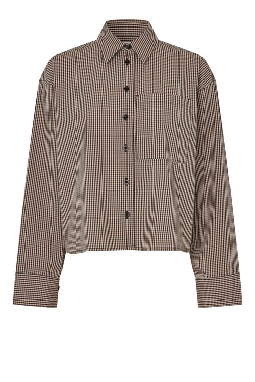 SECOND FEMALE SKJORTE, REDFORD SHIRT, CHINCHILLA